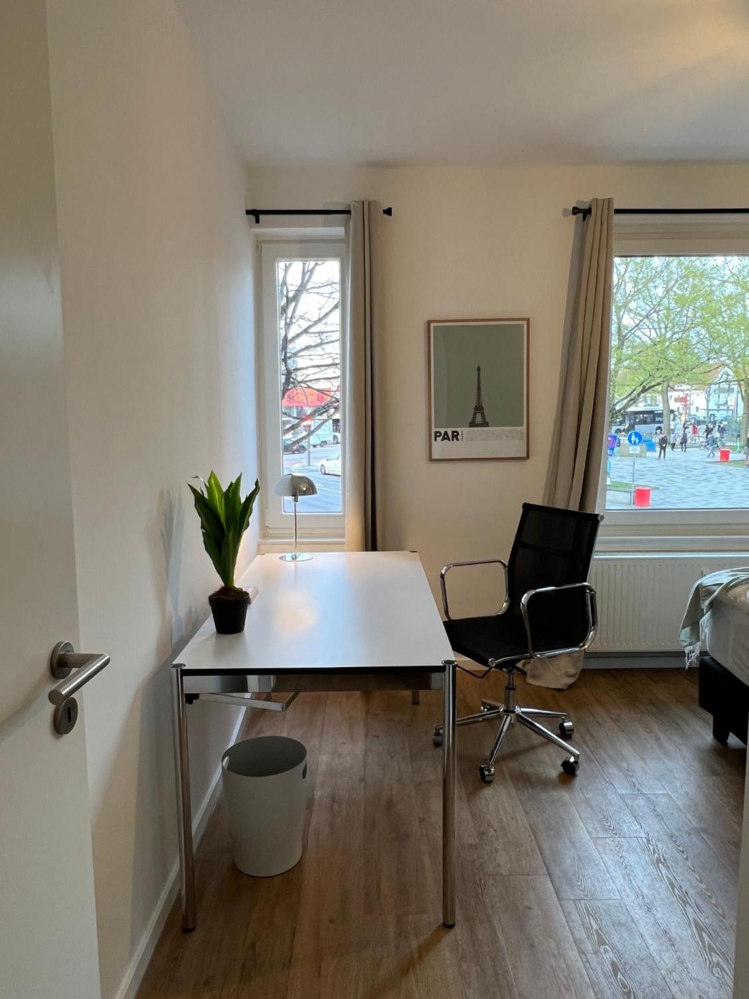 Business Apartment Kranich: 3 Zimmer, Top Infrastrukturlage Hh Langenhorn, Naehe Airport Hamburg Luaran gambar
